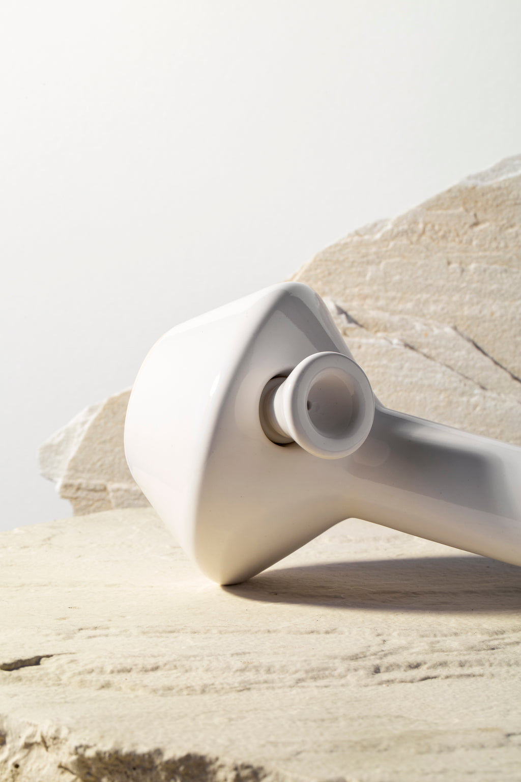 Pleasure Point Bong Glossy White